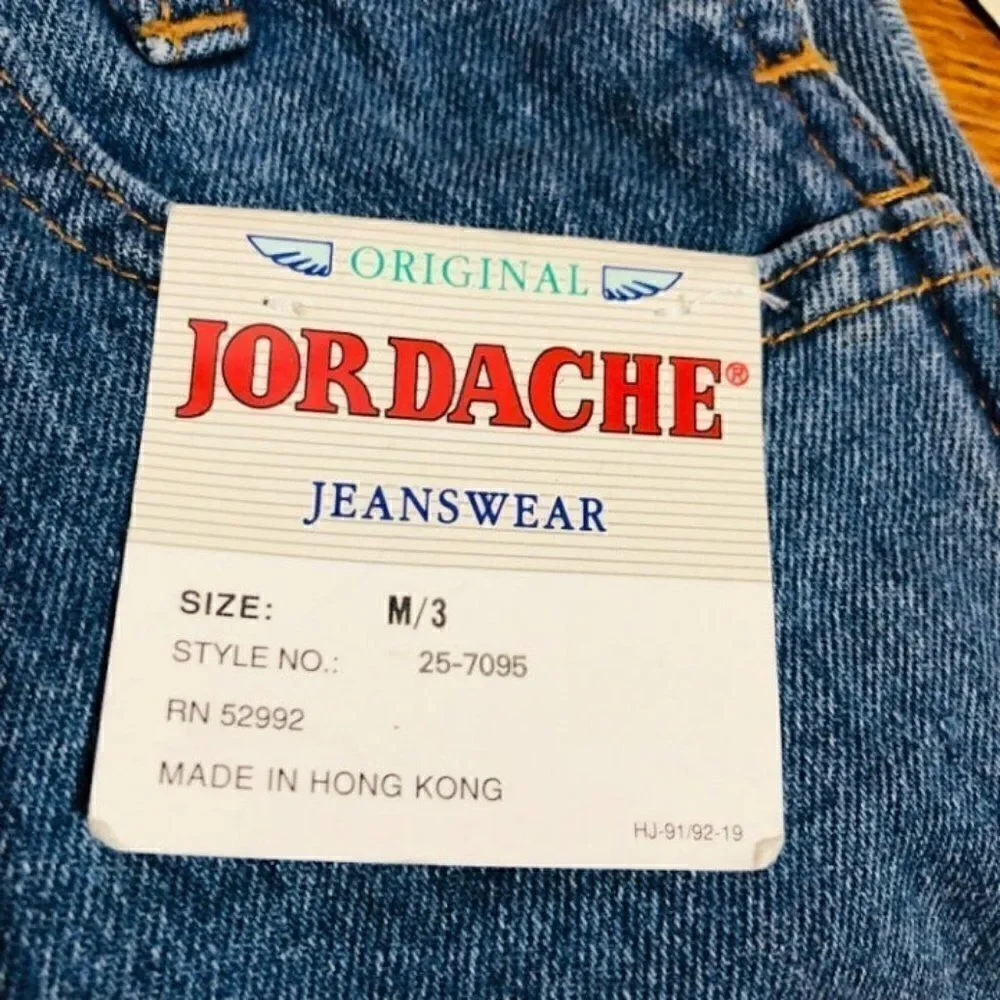 Jordache Jeanswear Denim Overall Vintage Size M/3
